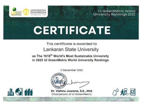 LDU daha bir nüfuzlu beynəlxalq reytinqdə yer alıb