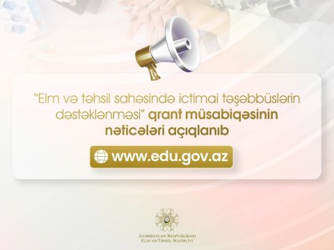 Qrant müsabiqəsinin nəticələri açıqlanıb