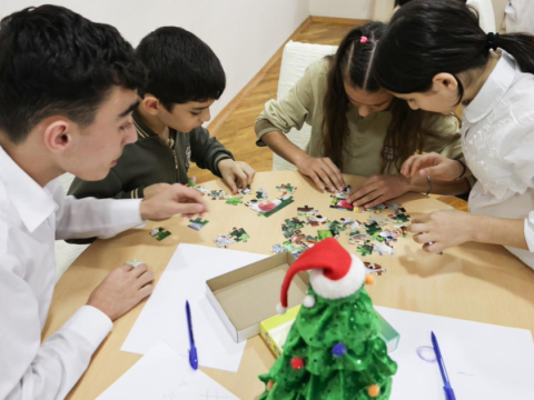 Uşaq evində bilik yarışı keçirilib