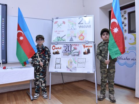 Paytaxt məktəblərində 20 Yanvar tədbirləri&nbsp;