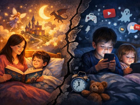 A screen replaced the fairy tale:&nbsp;why can't children sleep without a phone?