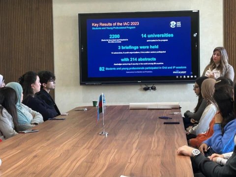 AzMİU-da astronavtika konqresi ilə bağlı infosessiya keçirilib