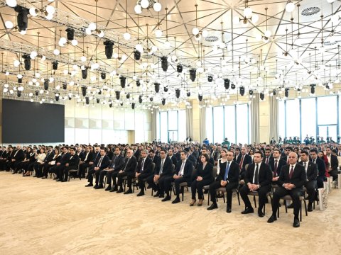 Firudin Qurbanov Azərbaycan Gənclərinin XI Forumunun açılış mərasimində iştirak edib