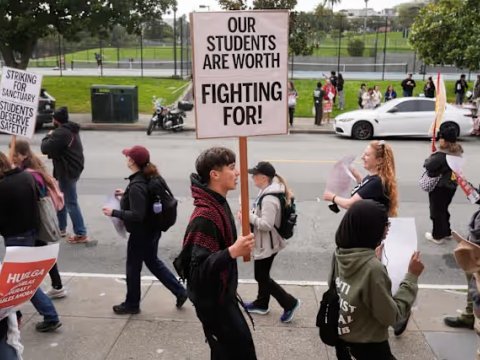 San-Fransiskoda müəllim tətili: minlərlə şagird dərsdən kənarda qalıb