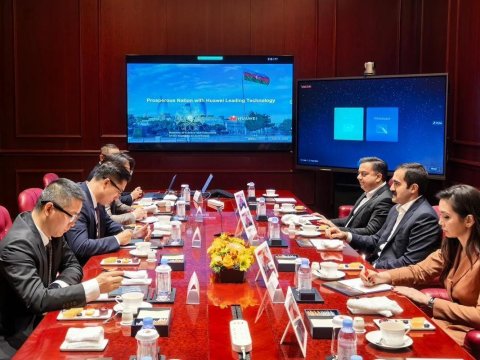 Çin Xalq Respublikasına səfər çərçivəsində "Huawei" şirkəti ilə görüş baş tutub