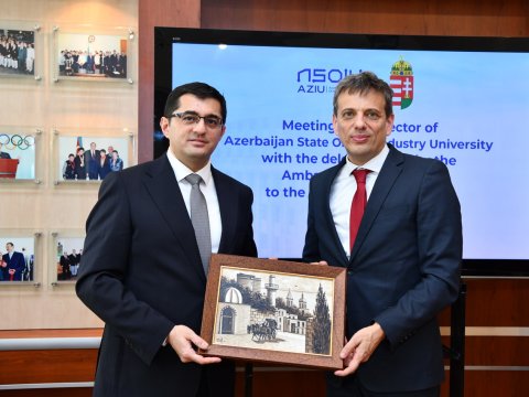 Macarıstanın Azərbaycandakı səfirin&nbsp;nümayəndələri ADNSU-da&nbsp;