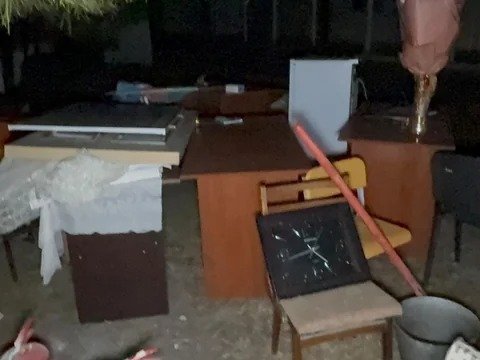 Ucarda məktəb binası yanıb