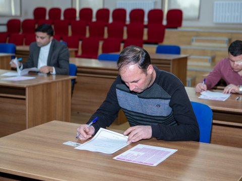 Məktəblərdə hərbi rəhbərin işə qəbulu üçün test imtahanı keçirilib&nbsp;