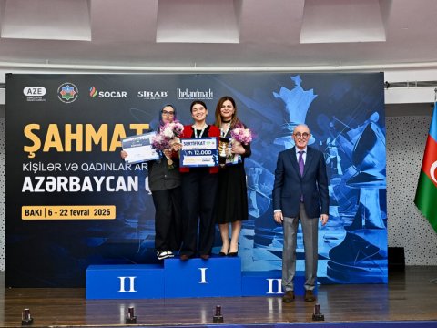 Şahmat üzrə Azərbaycan çempionatına yekun vurulub