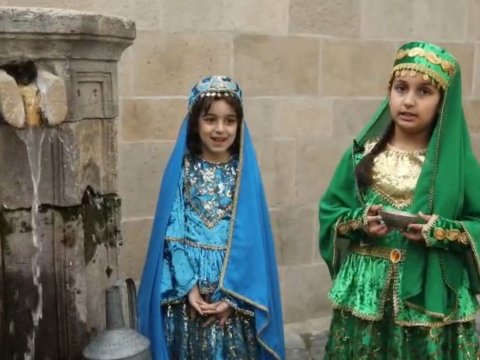 Məktəblilər Su çərşənbəsinə həsr olunan videorolik hazırlayıb