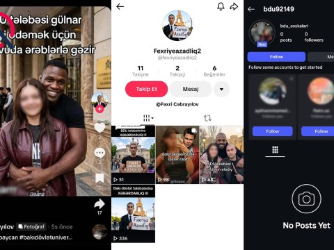 BDU tələbələrinin nalayiq formada paylaşılması davam edir