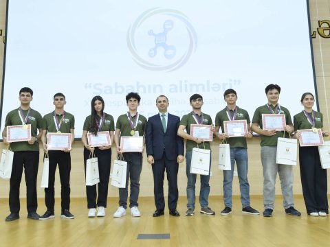 "Sabahın alimləri" XV Respublika layihə müsabiqəsinin qalibləri mükafatlandırılıb