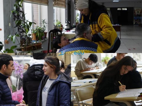 Həyəcandan halı dəyişənlər, imtahandan çıxanda ağlayanlar... - Buraxılışdan REPORTAJ