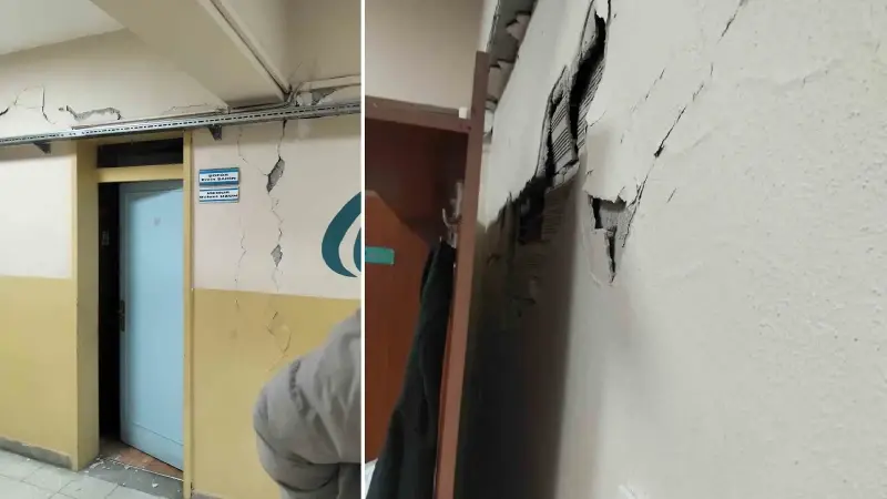 5,5 bal gücündə zəlzələ məktəbdə zədələnmələrə səbəb olub