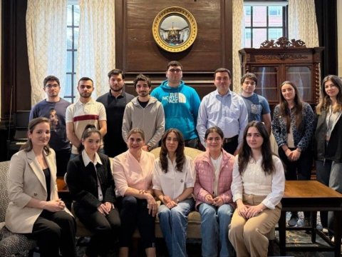 Bostonda azərbaycanlı tələbə və gənclərlə görüş olub