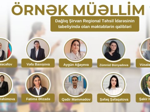 Dağlıq Şirvan regionunun&nbsp;&ldquo;Örnək müəllimlər&rdquo;i - ADLAR