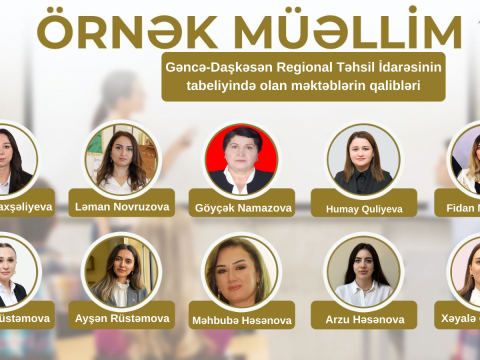 Gəncə-Daşkəsən regionunun "Örnək müəllim"ləri - SİYAHI