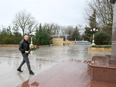 Prezident Şamaxıya gedib -&nbsp;FOTOLAR