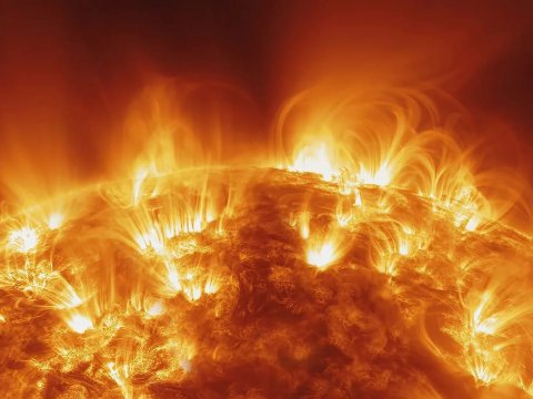 Günəşdə böyük plazma partlayışı