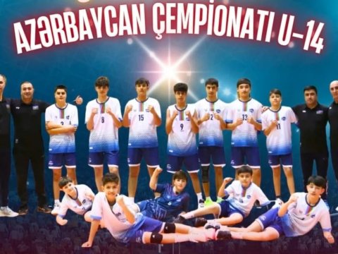Yeniyetmə voleybolçular çempionatda qalib olub