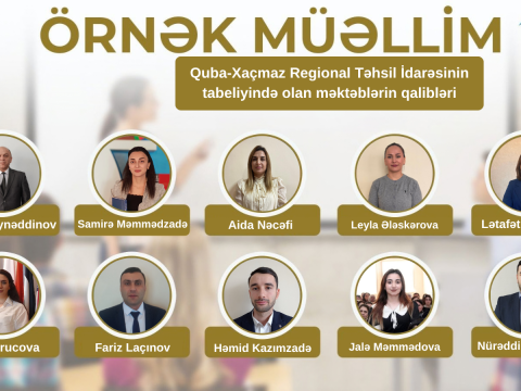 Quba-Xaçmazın&nbsp;"Örnək müəllim"ləri - SİYAHI