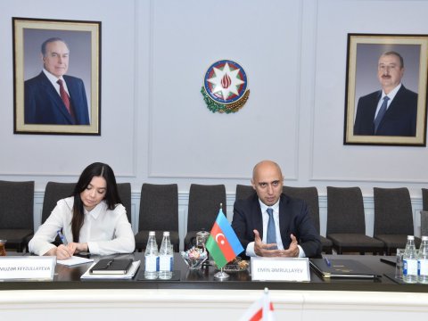 Nazir Şimali Kipr Türk Respublikasının Baş naziri ilə görüşüb