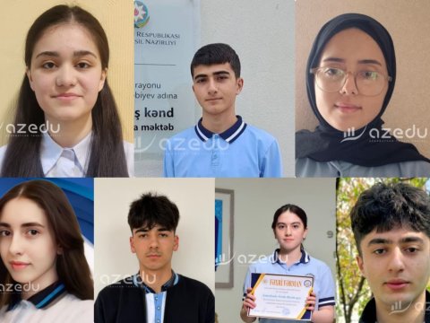 Şimal qərb bölgəsində buraxılışdan&nbsp;yüksək bal toplayan ŞAGİRDLƏR