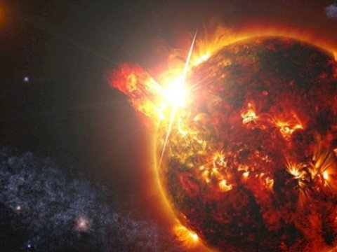 Günəşdə son iki ay yarımın ən böyük partlayışı olub
