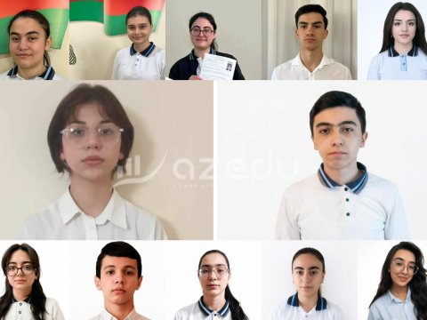 Mərkəzi Aran regionu üzrə ən yüksək bal toplayan ŞAGİRDLƏR