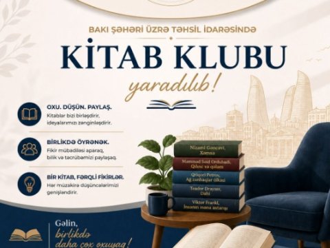 BŞTİ-də mütaliəni təşviq edən yeni təşəbbüs