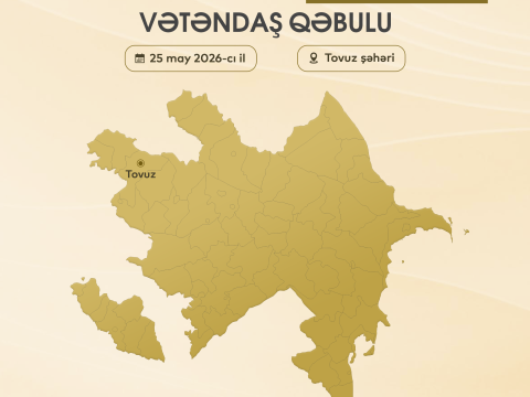 Nazir müavini Tovuzda vətəndaşları qəbul edəcək