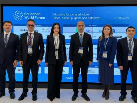 Elm və təhsil naziri Dünya Təhsil Forumunda iştirak edir