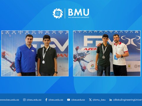 BMU tələbəsi dron yarışında respublika ikincisi oldu