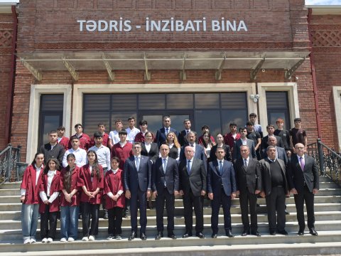 Nazir&nbsp;İsmayıllı Dövlət Peşə Təhsil Mərkəzinin Qobustan Korpusunda olub
