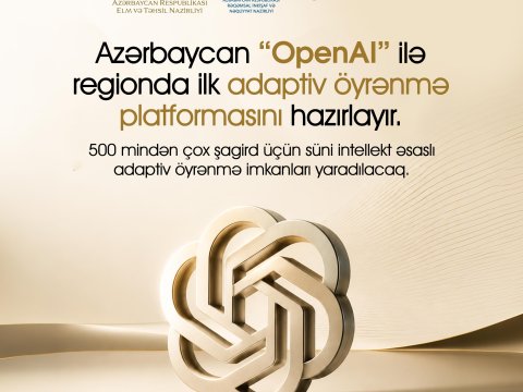 500 min şagird üçün süni intellekt platforması hazırlanır