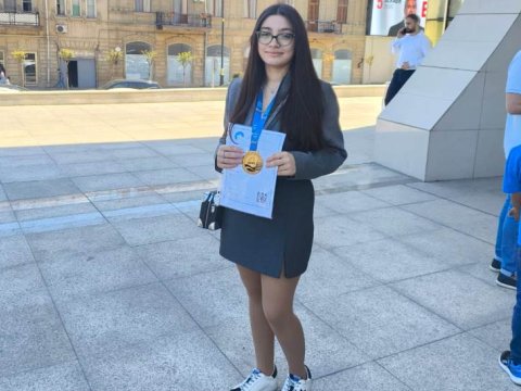 Azərbaycanlı şagird beynəlxalq olimpiadada qızıl medal aldı