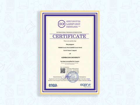 Azərbaycan Universitetinin təhsil proqramı beynəlxalq akkreditasiyadan keçib