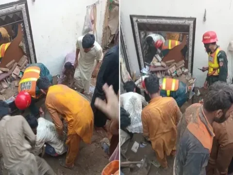 Pakistanda təhsil mərkəzinin damı uçub, 14 uşaq ölüb