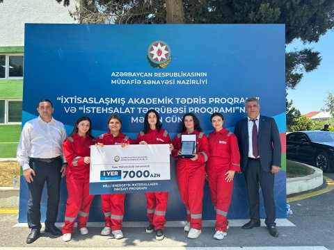 BMU Müdafiə Sənayesi Nazirliyinin proqramında I yeri tutub