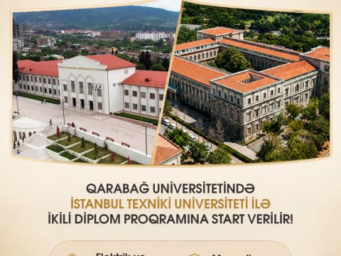Qarabağ Universitetində ikili diplom proqramına start verilir