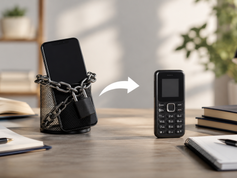 İmtahanda uğur qazanmaq üçün ağıllı telefondan imtina etdi