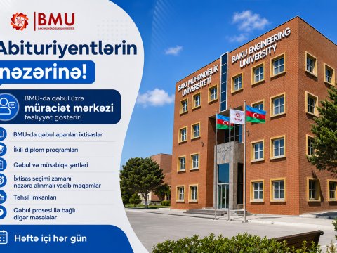 BMU-da qəbul üzrə müraciət mərkəzi fəaliyyət göstərir