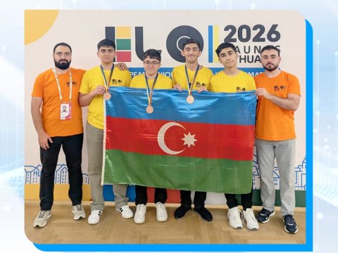 Şagirdlərimiz Yeniyetmələrin Avropa İnformatika Olimpiadasında 3 medal qazanıblar