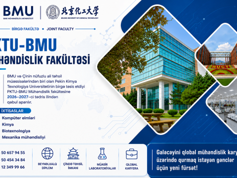 PKTU-BMU Mühəndislik fakültəsinə ilk tələbə qəbulu
