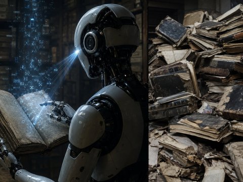 Millions of books destroyed for artificial intelligence