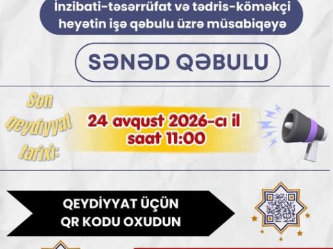 Şərqi-Zəngəzur RTİ-də iş var