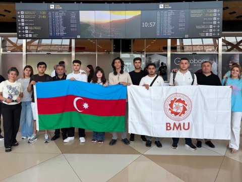 BMU-PKTU ikili diplom proqramı çərçivəsində ilk tələbə qrupu Çinə yola salınıb