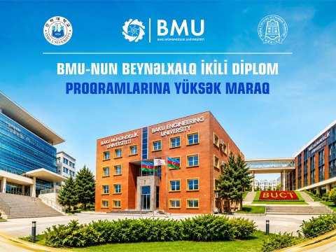 BMU-nun beynəlxalq ikili diplom proqramları üzrə qəbulda yüksək nəticələr