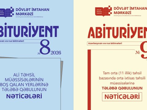 &ldquo;Abituriyent&rdquo; jurnalının 8-ci və 9-cu nömrələri nəşr olundu