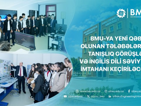Yeni qəbul olunan tələbələrlə görüş keçiriləcək